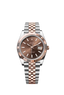Rolex Datejust 41mm 126331 Stainless Steel Rose Gold Chocolate Dial Jubilee