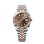 Rolex Datejust 41mm 126331 Stainless Steel Rose Gold Chocolate Dial Jubilee