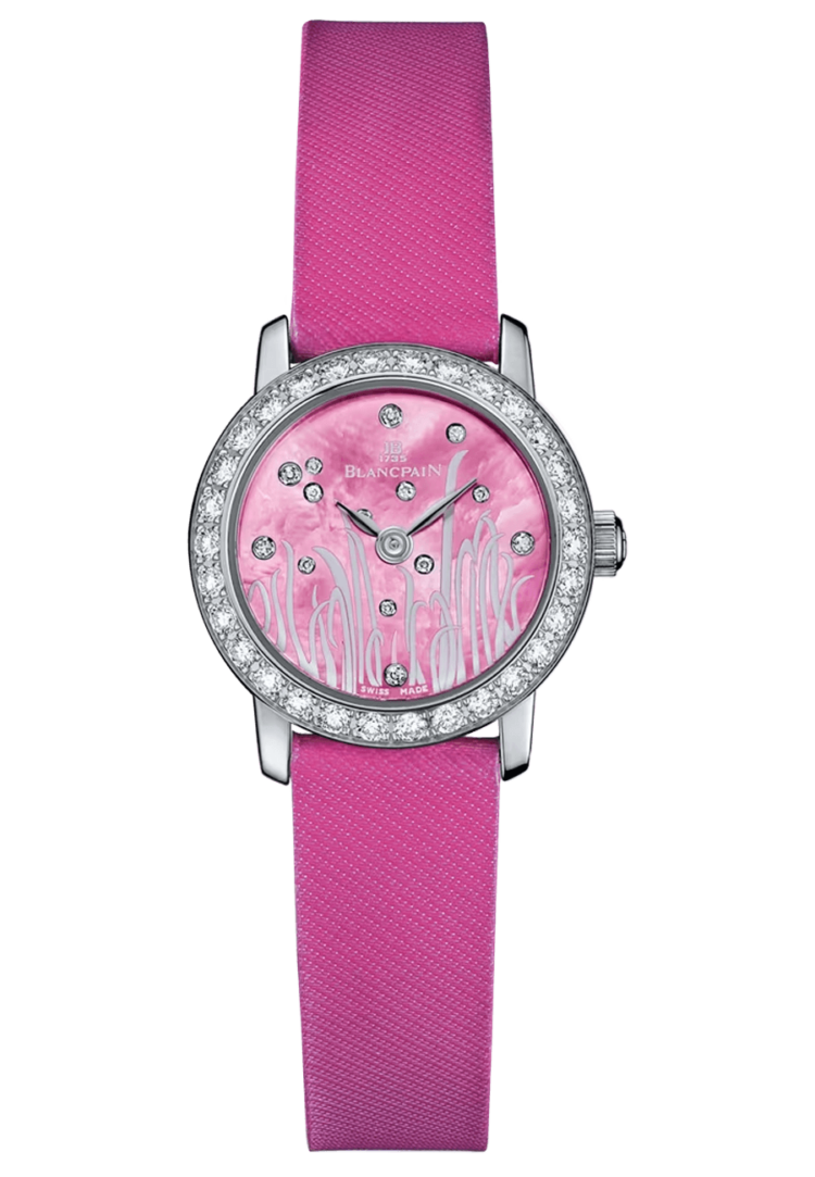 Blancpain 0062 1954G 52A Ladybird Ultraplate Pink Mother of Pearl Satin Diamond Ladies Main image