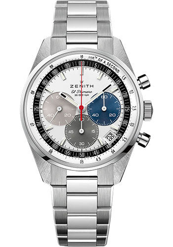 Zenith 03.3200.3600/69.M3200 Chronomaster Original Steel - White Dial - Steel Bracelet Main image