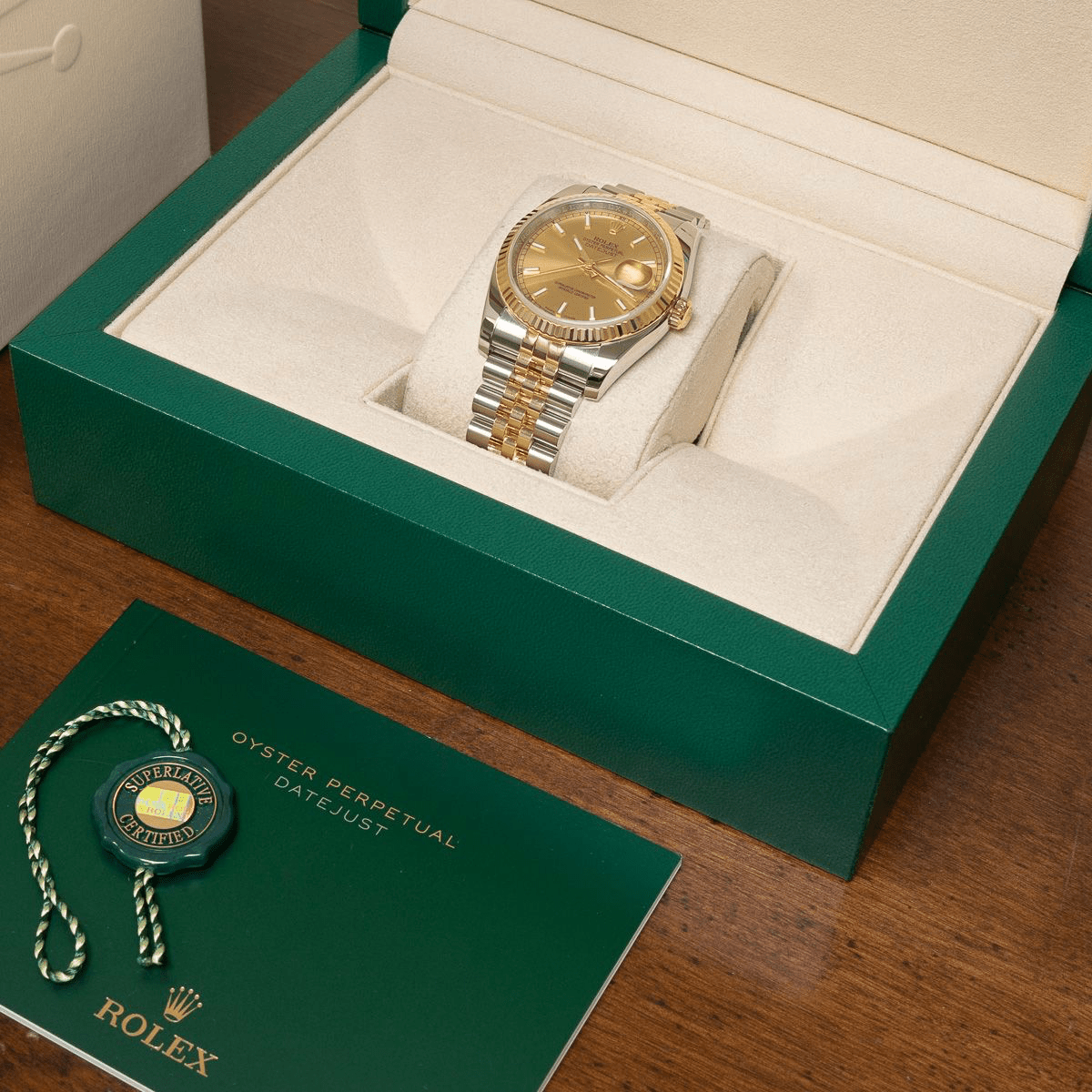116233, Steel & Gold, Champagne Dial, Jubilee Bracele - ORATIME CO