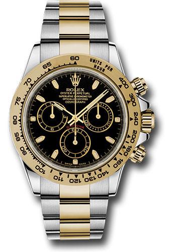 Rolex Cosmograph Daytona 116503 Yellow Rolesor 40 Black Index Dial - bki