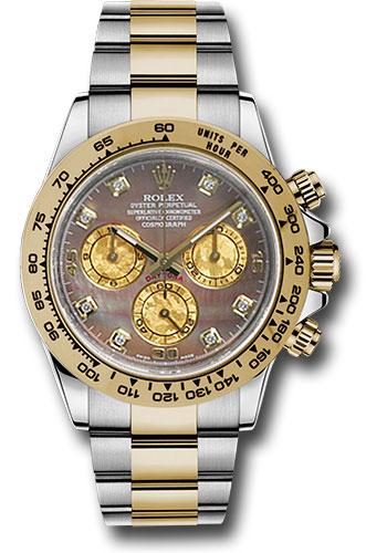 Rolex Cosmograph Daytona 116503 Yellow Rolesor 40 Dark Mother-Of-Pearl Gold Crystal Subdials Dial - bkmd Main image