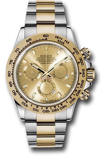Rolex Cosmograph Daytona 116503 Yellow Rolesor 40 Champagne Index Dial - chi