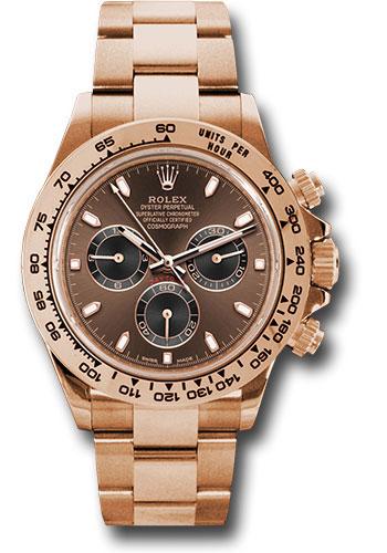 Rolex Cosmograph Daytona 116505 Everose Gold 40 Chocolate and Black Index Dial - chocbki