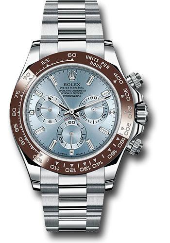 Rolex Cosmograph Daytona 116506 950 Platinum 40 Ice Blue Diamond Dial - id Main image