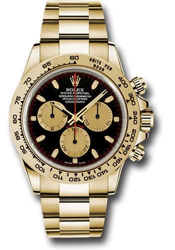 Rolex Cosmograph Daytona 116508 Yellow Gold 40 Black And Champagne Index Dial - bkchi