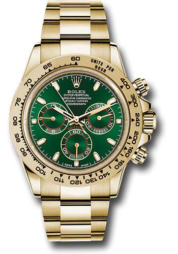 Rolex Cosmograph Daytona 116508 Yellow Gold 40 Green Stick Dial - gri Main image