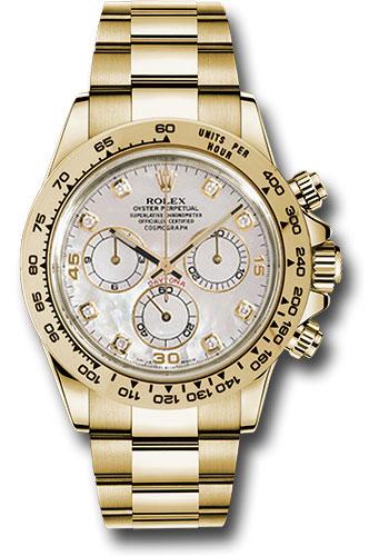 Rolex Cosmograph Daytona 116508 Yellow Gold 40 Mother-Of-Pearl Diamond Dial - md