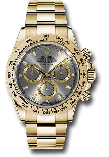 Rolex Cosmograph Daytona 116508 Yellow Gold 40 Steel Index Dial - sti