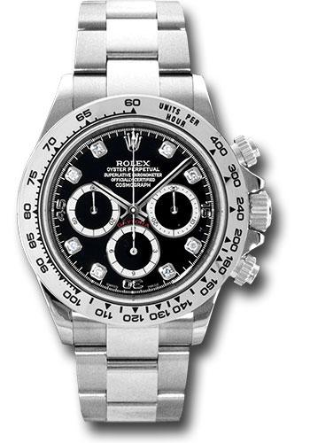 Rolex Cosmograph Daytona 116509 White Gold 40 Black Diamond Dial - bkd Main image