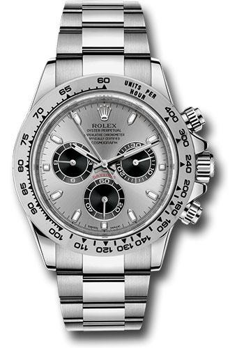 Rolex Cosmograph Daytona 116509 White Gold 40 Steel And Black Index Dial - stbk
