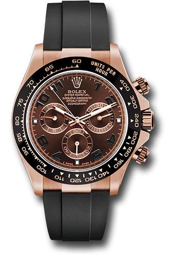 Rolex Cosmograph Daytona 116515LN Everose Gold 40 Chocolate Arabic Dial - Black Oysterflex Strap - choof Main image