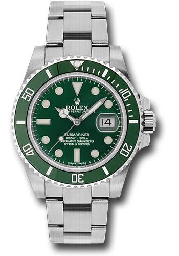 Rolex Submariner 116610LV Steel Date The Hulk - Green Dial
