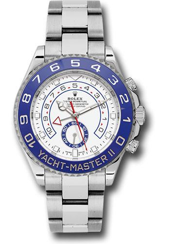 Rolex Yacht-Master II 116680 Steel 44 Matt White Dial