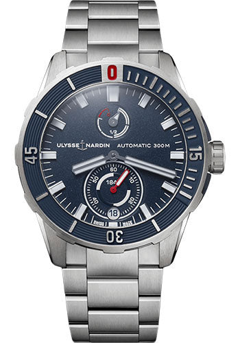 Ulysse Nardin Diver Chronometer 44mm - Titanium Case - Blue Dial - Steel Bracelet Main image