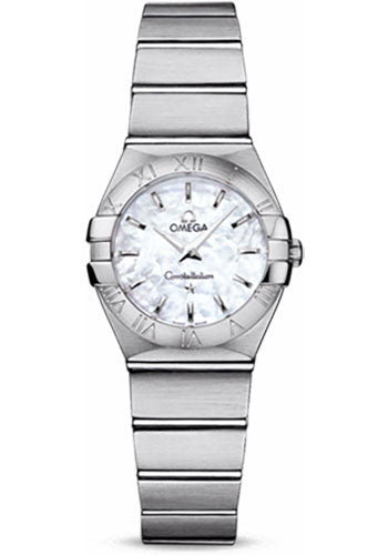 Omega Constellation 123.10.24.60.05.001 Ladies Quartz 24mm Brushed Steel Case - Mother-Of-Pearl Dial