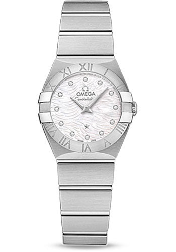 Omega Constellation 123.10.24.60.55.004 Quartz 24mm Steel Case - Mother-Of-Pearl Diamond Dial