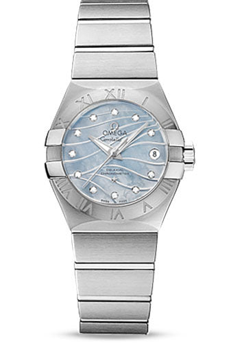 Omega Constellation 123.10.27.20.57.001 Co-Axial 27mm Steel Case - Blue Mother-Of-Pearl Dial Main image