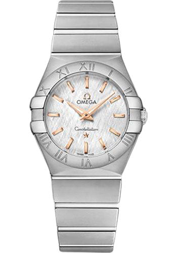 Omega Constellation 123.10.27.60.02.004 Quartz 27mm Steel Case - White -Silvery Dial Main image