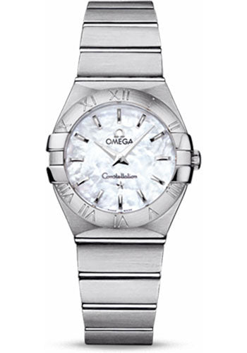 Omega Constellation 123.10.27.60.05.001 Ladies Quartz 27mm Brushed Steel Case - Mother-Of-Pearl Dial