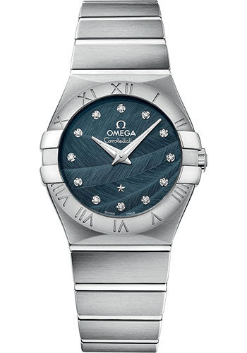 Omega Constellation 123.10.27.60.53.001 Quartz 27mm Steel Case - Blue Dial