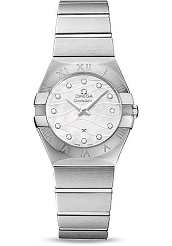 Omega Constellation 123.10.27.60.55.003 Quartz 27mm 27.0mm Steel Case - Mother-Of-Pearl Diamond Dial Main image