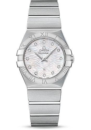 Omega Constellation 123.10.27.60.55.004 Quartz 27mm Steel Case - Mother-Of-Pearl Diamond Dial Main image