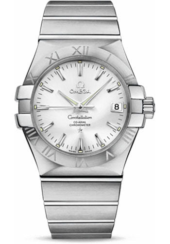 Omega Constellation 123.10.35.20.02.001 Gents Chronometer 35mm Brushed Steel Case - Silver Dial