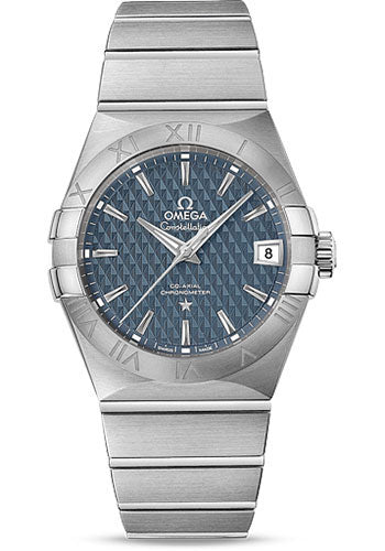 Omega Constellation 123.10.38.21.03.001 Co-Axial 38mm Steel Case - Blue Dial