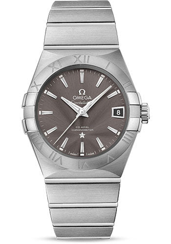 Omega Constellation 123.10.38.21.06.001 Co-Axial 38mm Steel Case - Grey Dial Main image