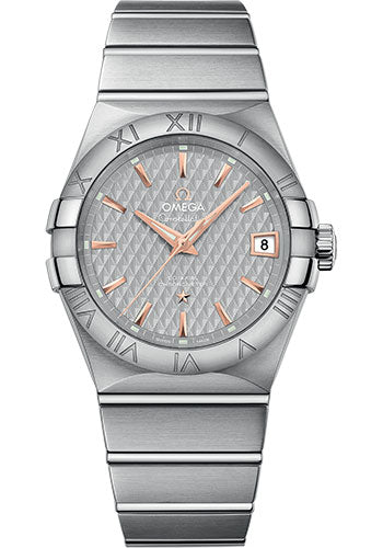 Omega Constellation 123.10.38.21.06.002 Co-Axial 38mm Steel Case - Grey Dial Main image