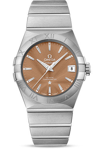 Omega Constellation 123.10.38.21.10.001 Co-Axial 38mm Steel Case - Bronze Dial