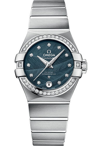 Omega Constellation 123.15.27.20.53.001 Co-Axial 27mm Steel Case - Blue Dial