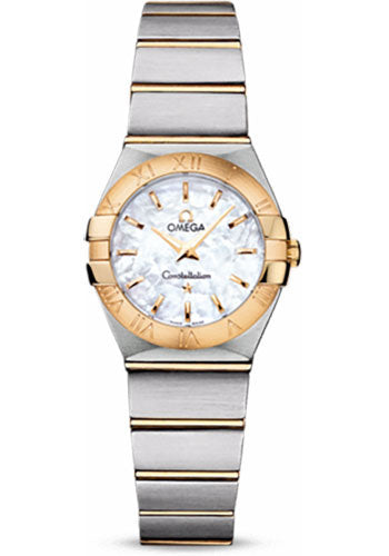 Omega Constellation 123.20.24.60.05.002 Ladies Quartz 24mm Brushed Steel And Yellow Gold Case - Mother-Of-Pearl Dial Main image