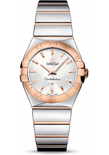Omega Constellation 123.20.27.60.02.003 Ladies Polished Quartz 27mm Polished Steel And Red Gold Case - Silver Dial - Steel And Red Gold Bracelet Main image