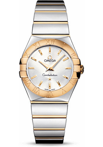 Omega Constellation 123.20.27.60.02.004 Ladies Polished Quartz 27mm Polished Steel And Yellow Gold Case - Silver Dial - Steel And Yellow Gold Bracelet Main image