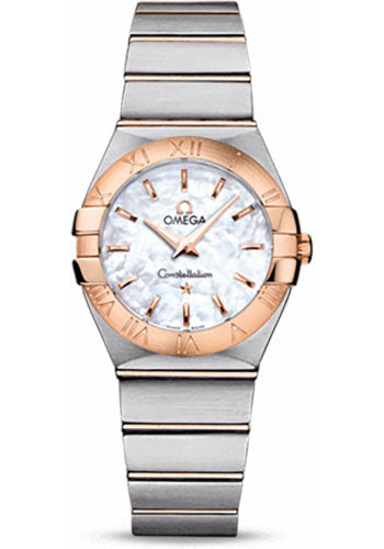 Omega Constellation 123.20.27.60.05.001 Ladies Quartz 27mm Brushed Steel And Red Gold Case - Mother-Of-Pearl Dial Main image
