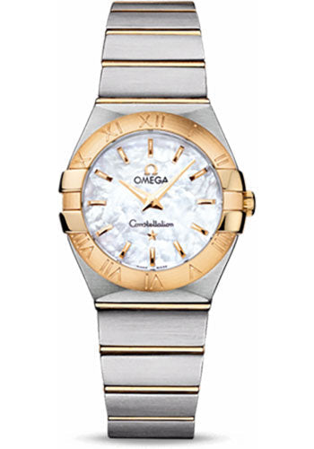 Omega Constellation 123.20.27.60.05.002 Ladies Quartz 27mm Brushed Steel And Yellow Gold Case - Mother-Of-Pearl Dial Main image