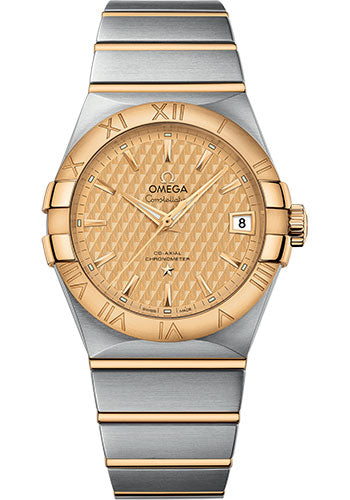 Omega Constellation 123.20.38.21.08.002 Co-Axial 38mm Steel And Yellow Gold Case - Champagne Dial Main image