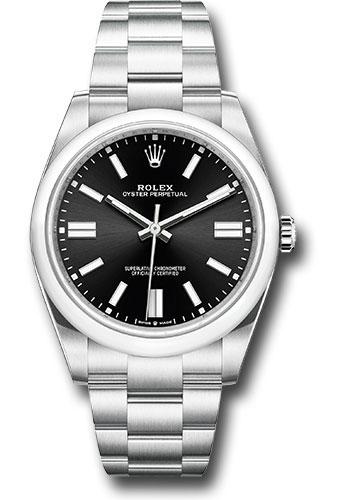Rolex Oyster Perpetual 124300 41 Domed Bezel - Black Index Dial - Oyster Bracelet - 2020 Release - bkio Main image