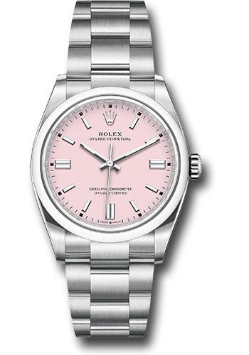 Rolex Oyster Perpetual 126000 36 Domed Bezel - Candy Pink Index Dial - Oyster Bracelet - 2020 Release - cpio