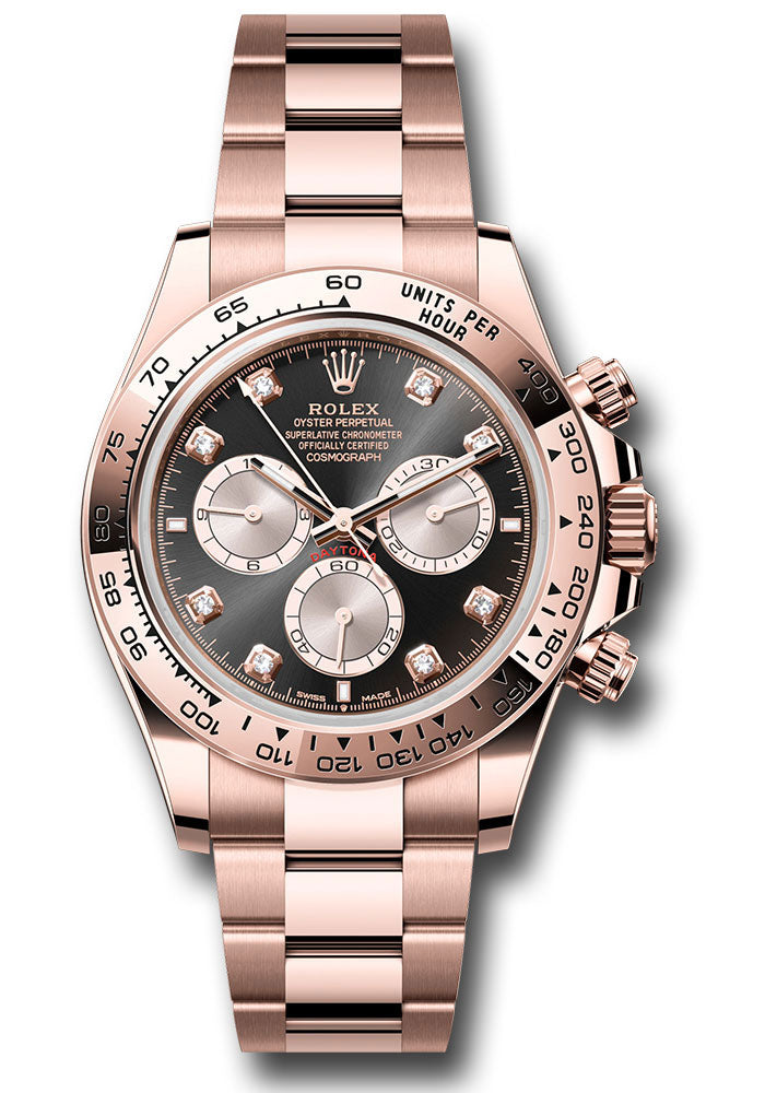 Rolex Cosmograph Daytona 126505 Everose Gold Fixed Bezel - Black And Sundust Diamond Dial - Oyster Bracelet - bksudo Main image