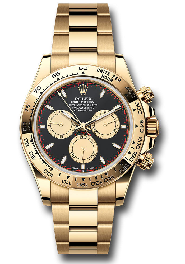 Rolex Cosmograph Daytona 126508 Yellow Gold Fixed Bezel - Black And Champagne Index Dial - Oyster Bracelet - bkchio Main image