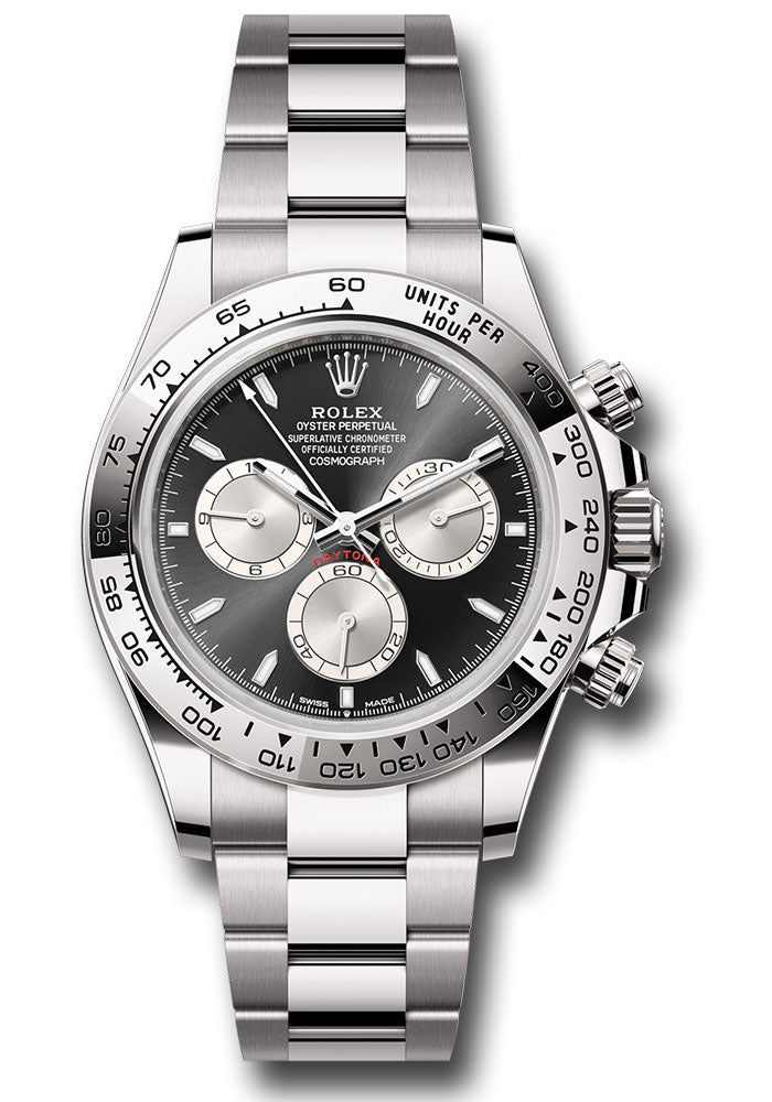 Rolex Cosmograph Daytona 126509 White Gold Fixed Bezel - Black And Steel Index Dial - Oyster Bracelet - bkstio Main image