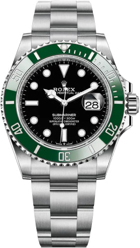 Rolex Submariner 126610LV "Kermit" Date 41mm Stainless Steel Green Bezel - MK1
