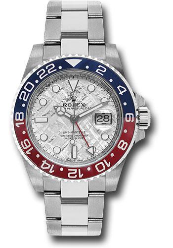 Rolex GMT-Master II 126719BLRO White Gold 40 Blue and Red Pepsi Bezel - Meteorite Dial - Oyster Bracelet - mt Main image