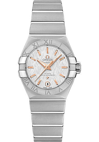 Omega Constellation 127.10.27.20.02.001 Co-Axial Master Chronometer 27mm Steel Case - White -Silvery Dial Main image