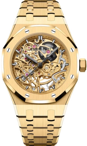 Audemars Piguet Royal Oak 15467BA.OO.1256BA.01 37 Double Balance Wheel Openworked Yellow Gold — 2026