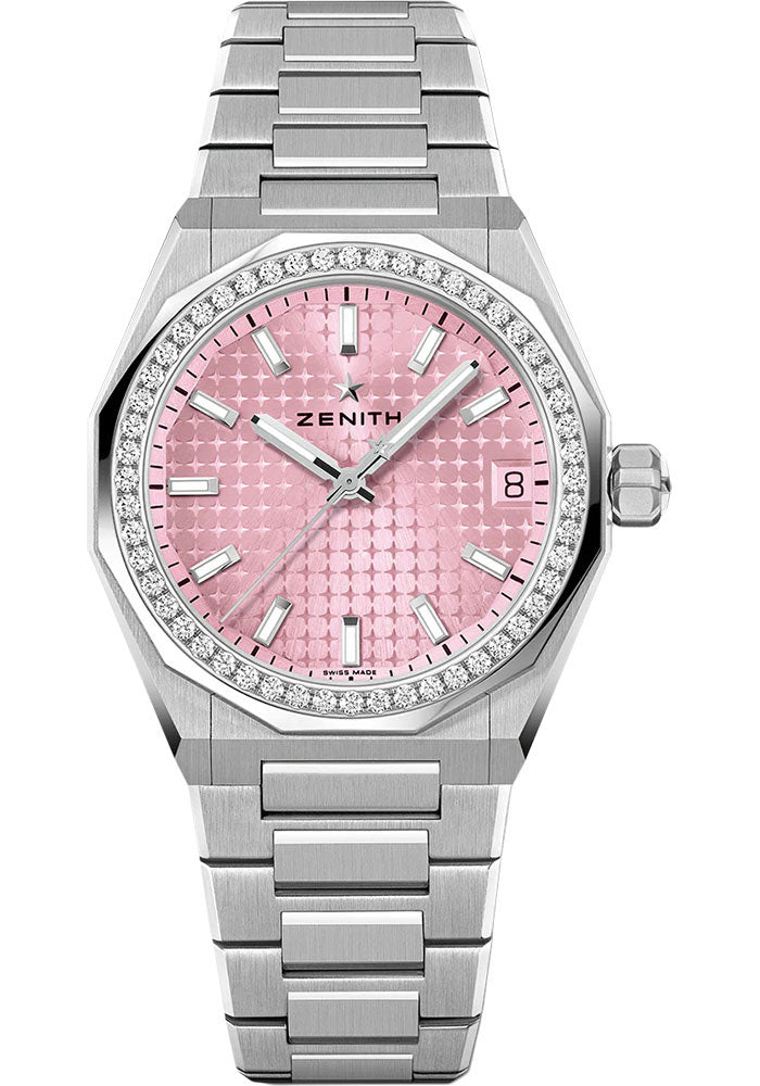 Zenith 16.9400.670/18.I001 Defy Skyline 36 36mm Steel Case - Pink Dial - Interchangeable Steel Bracelet Main image